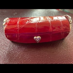 Brighton lipstick holder: red/silver;